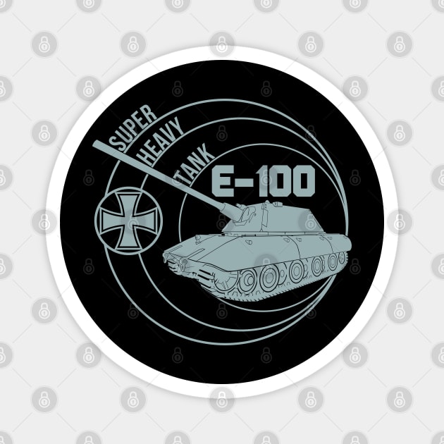 German E-100 tank Magnet by FAawRay